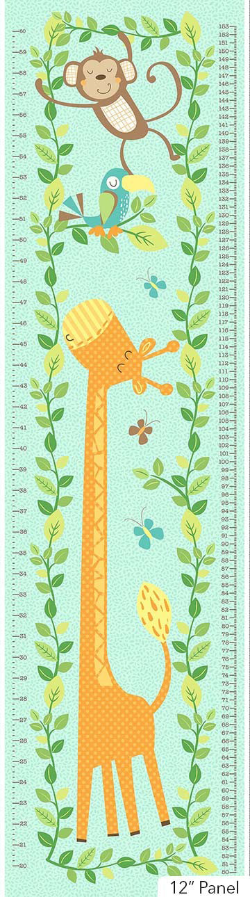 baumwolle-stoff-patchwork-jungle-friends-growth-chart