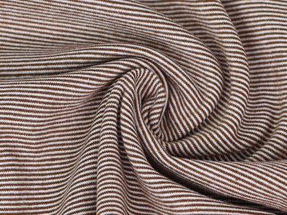 buendchenstoff-stoff-buendchen-baumwolle-feine-streifen-ringel-herbst-winter-dunkelbraun