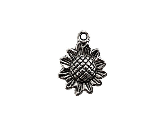 charm-anhaenger-sonnenblume-blume-silber