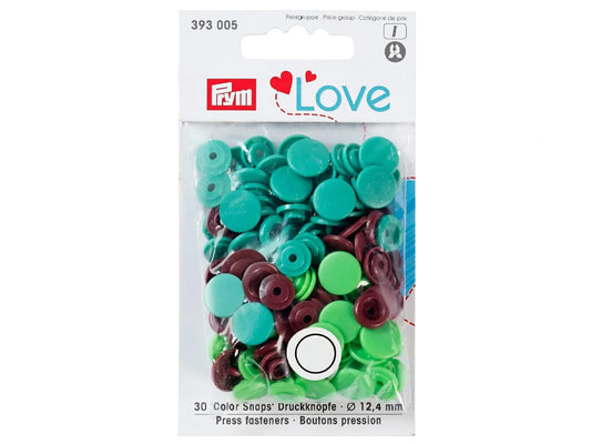 color-snaps-prym-love-druckknoepfe-393005-braun-gruen