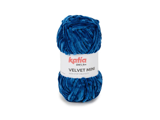 Katia - Velvet Mini - 217 mittelblau
