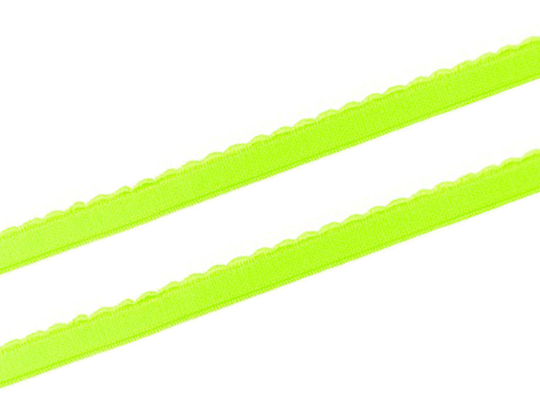 gummi-band-gummiband-bogen-schmal-neongruen