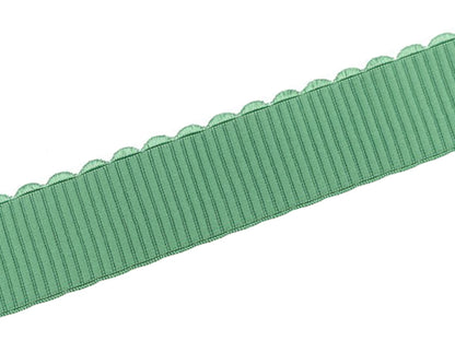 gummi-band-mit-rueschen-40-mm-gruen