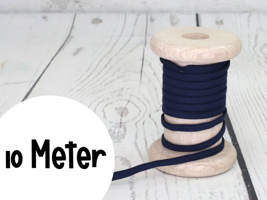 10 METER Gummiband - Rundelastik 5mm - marine