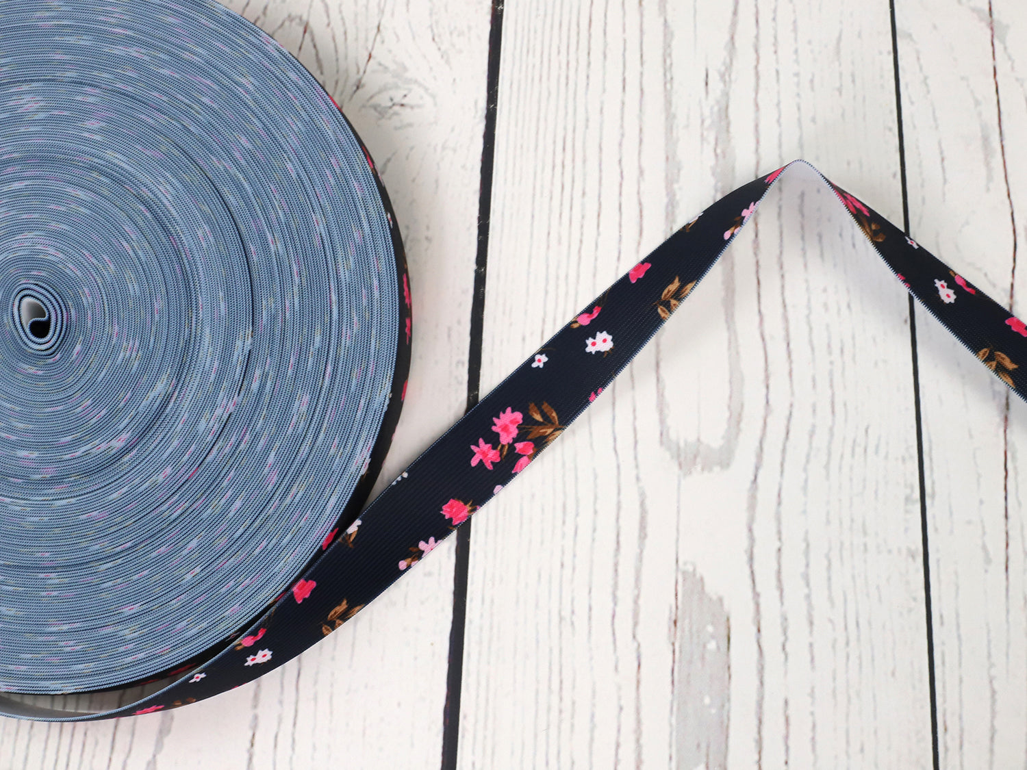 gummiband-gummi-band-elastisch-blumen-marine