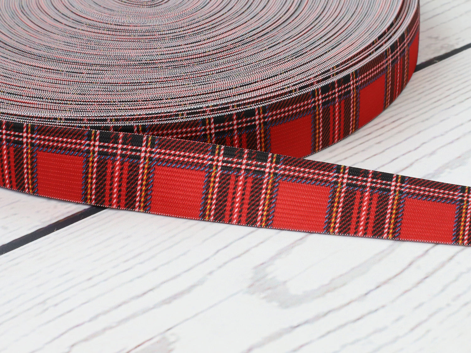 gummiband-gummi-band-elastisch-schottenkaro-rot