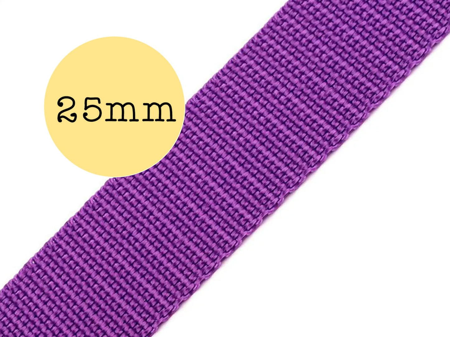 3 Meter Gurtband - 25mm - lila