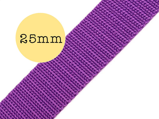 3 Meter Gurtband - 25mm - lila