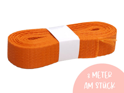 webbing - 20mm - orange