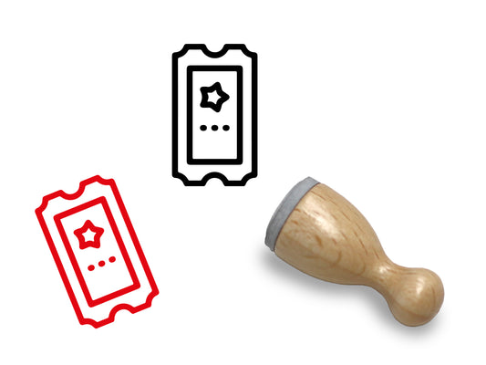 Petit tampon en bois - Joyeuses Pâques