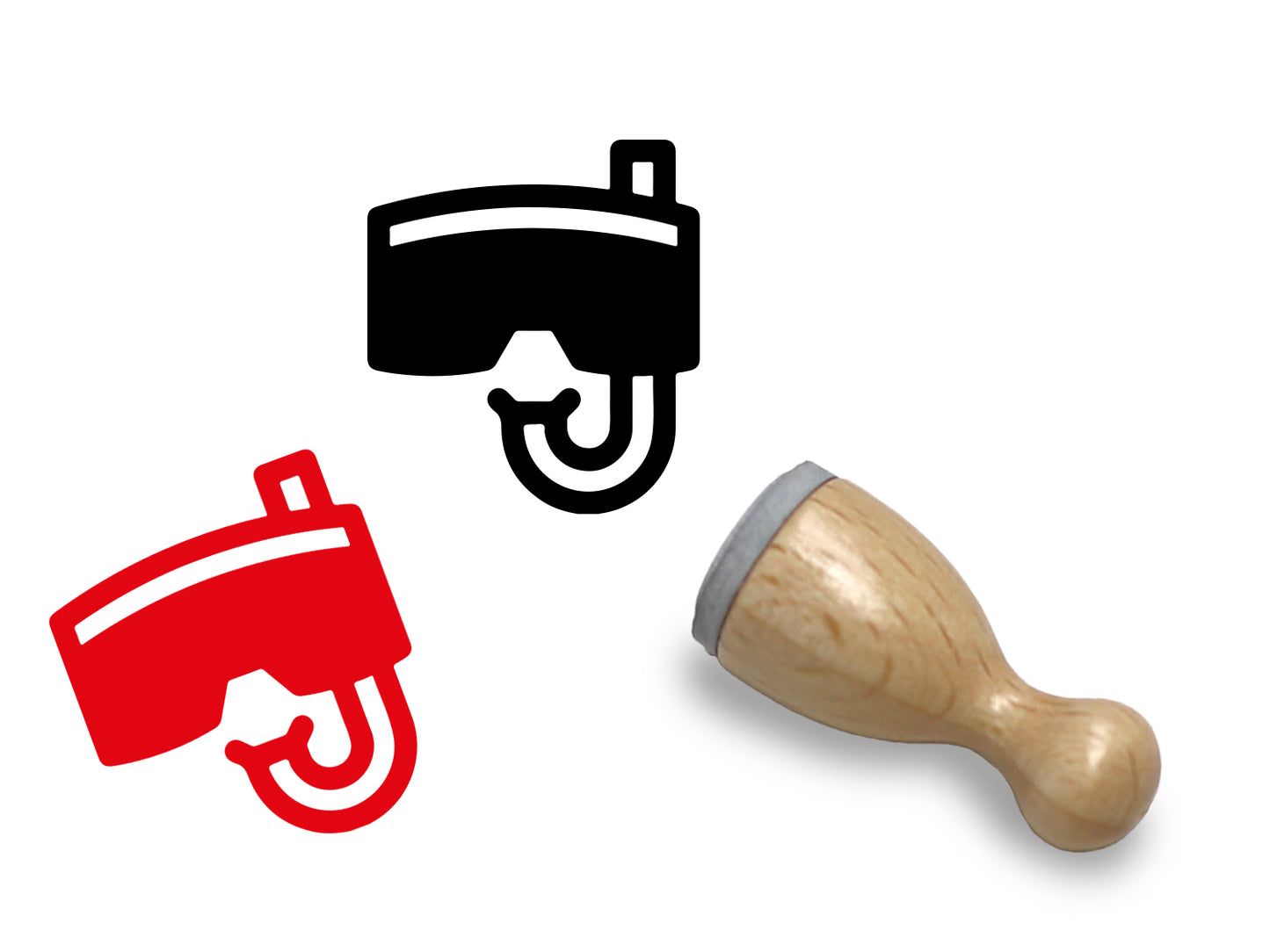 Petit tampon en bois - Joyeuses Pâques