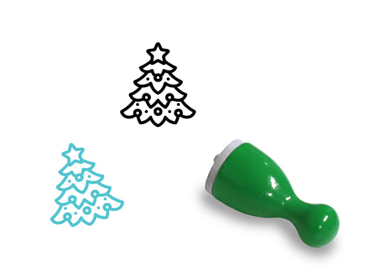 Mini Holzstempel - Weihnachtsbaum