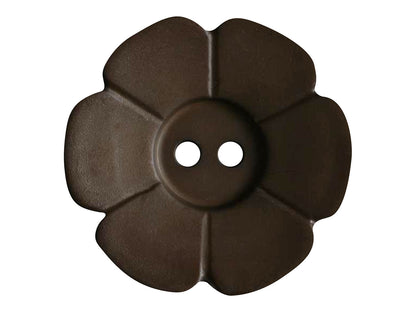 knopf-blume-dill-28-mm-dunkelbraun