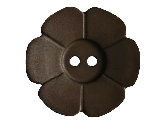 knopf-blume-dill-28-mm-dunkelbraun