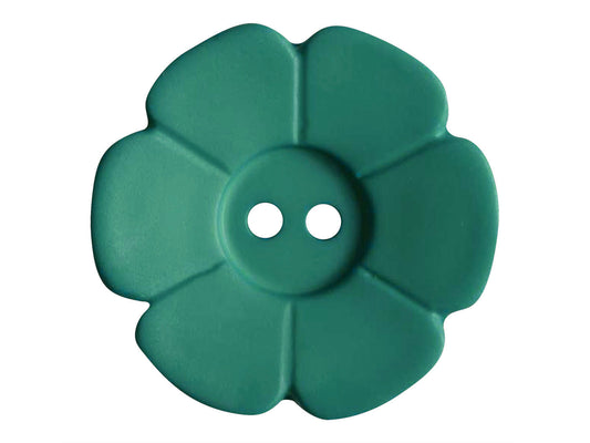 knopf-blume-dill-28-mm-petrolgruen