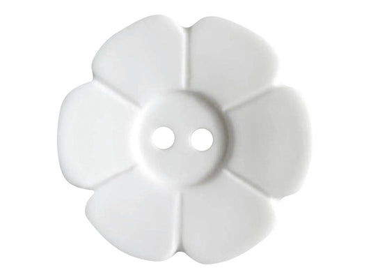 knopf-blume-dill-28-mm-weiss