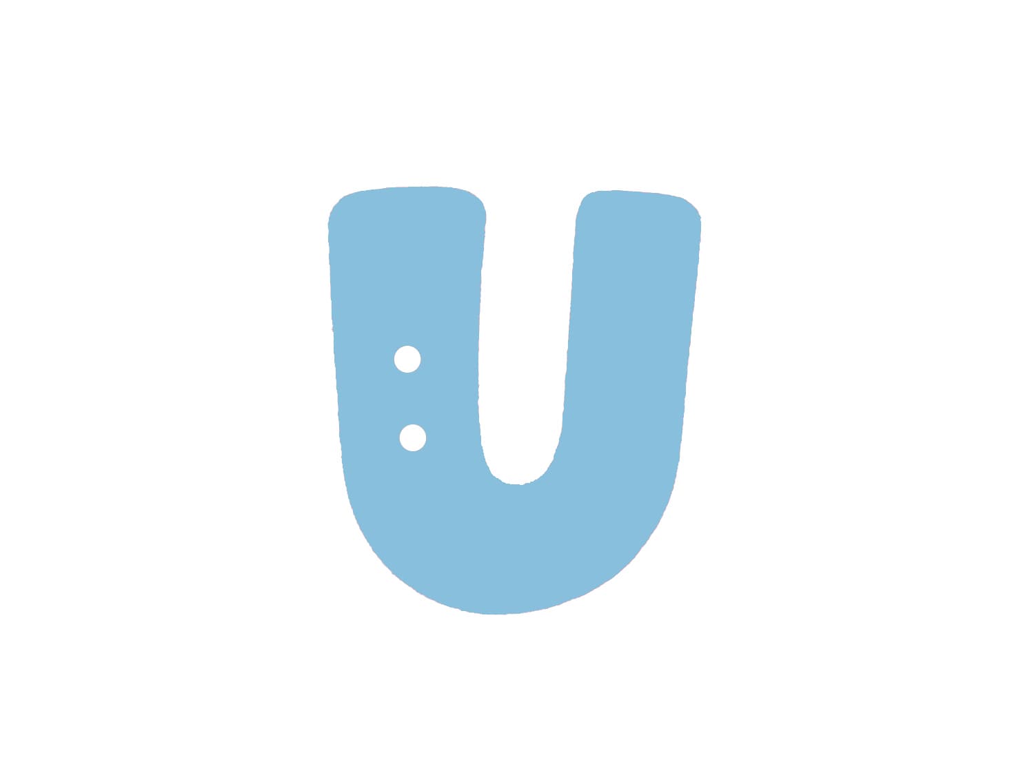 knopf-buchstabe-buchstabenknopf-blau-U