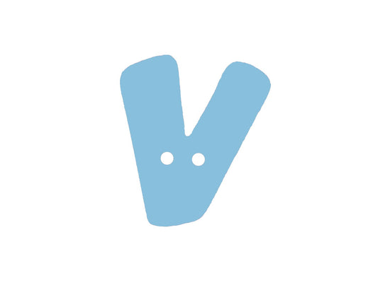 knopf-buchstabe-buchstabenknopf-blau-V