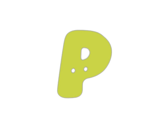knopf-buchstabe-buchstabenknopf-gruen-P