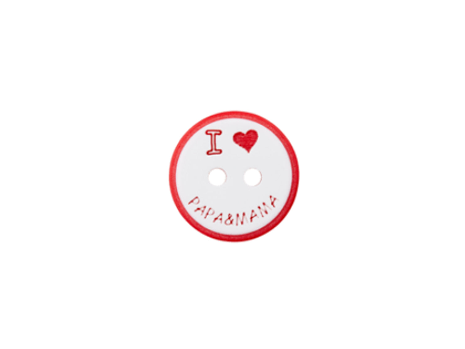 knopf-i-love-papa-und-mama-242990-rot