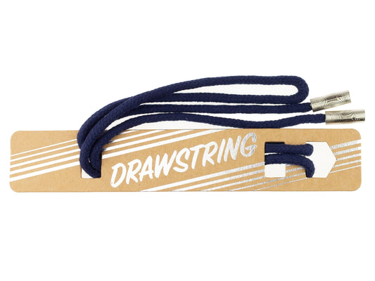 Cord Hoodieband - 5mm - End pieces BLACK - mustard, pale