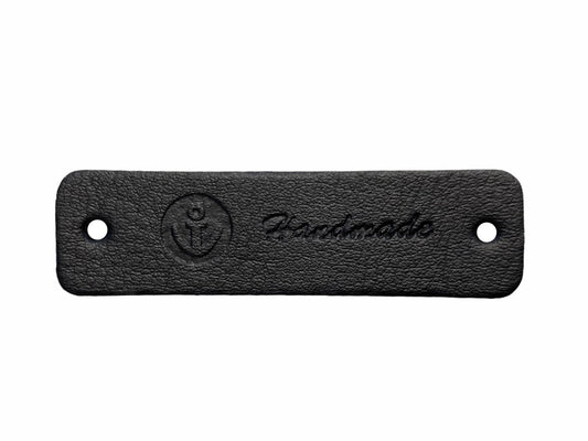 kunstleder-label-handmade-anker-schwarz
