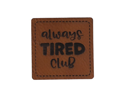 Faux Leather Label - Fireman inside