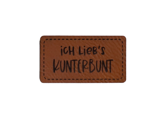 Faux Leather Label - Fireman inside