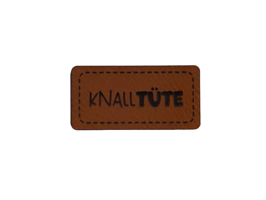 Faux Leather Label - Fireman inside