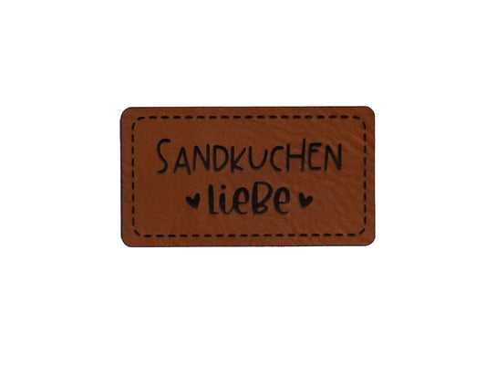 Faux Leather Label - Fireman inside