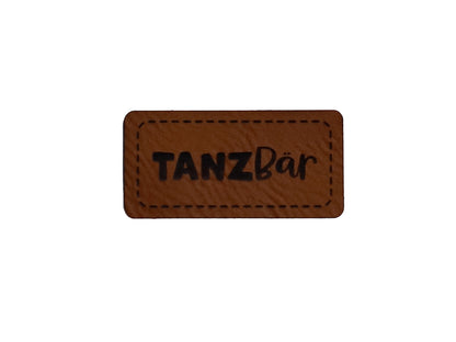 Kunstleder Label - Tanzbär