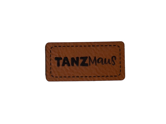 Kunstleder Label - Tanzmaus