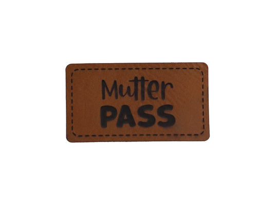 Faux Leather Label - Fireman inside