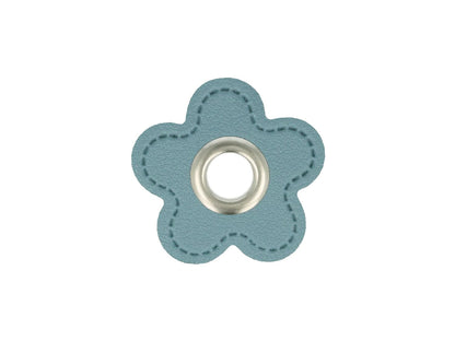 kunstleder-oesen-blume-8-mm-eisblau-silber