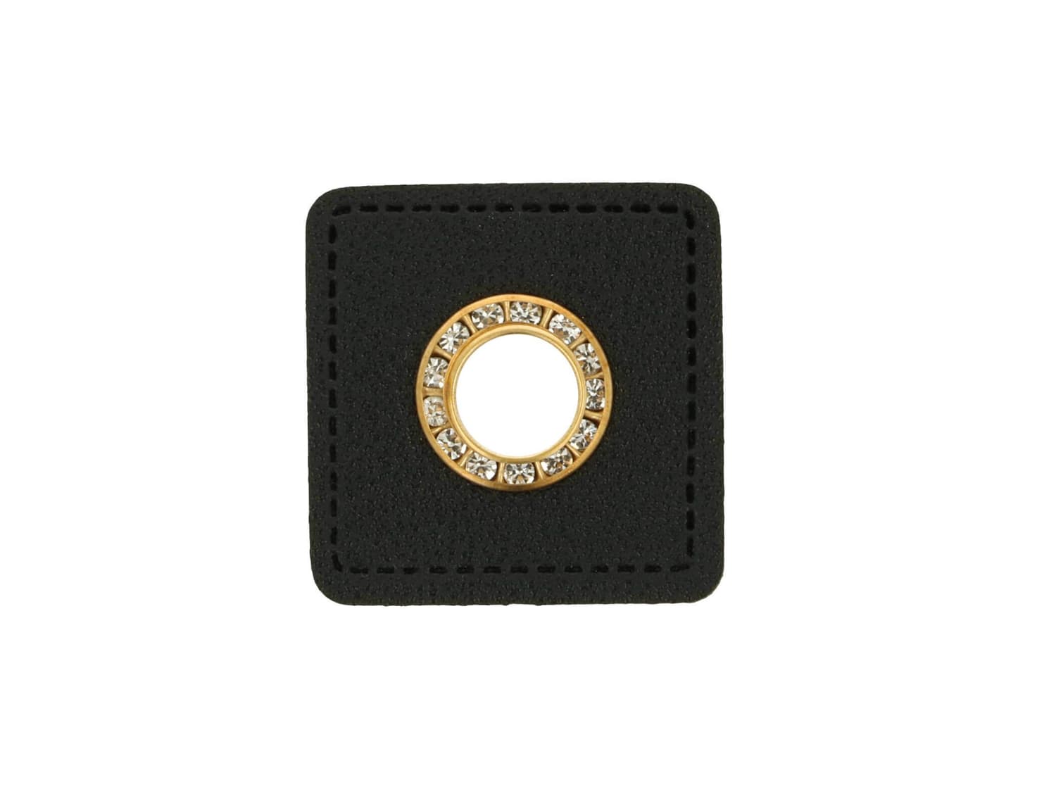 kunstleder-oesen-quadrat-diamant-glitzer-steine-8-mm-gold-schwarz