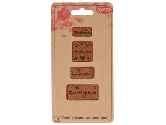 label-kunstleder-made-with-love-for-you-4-stueck-braun