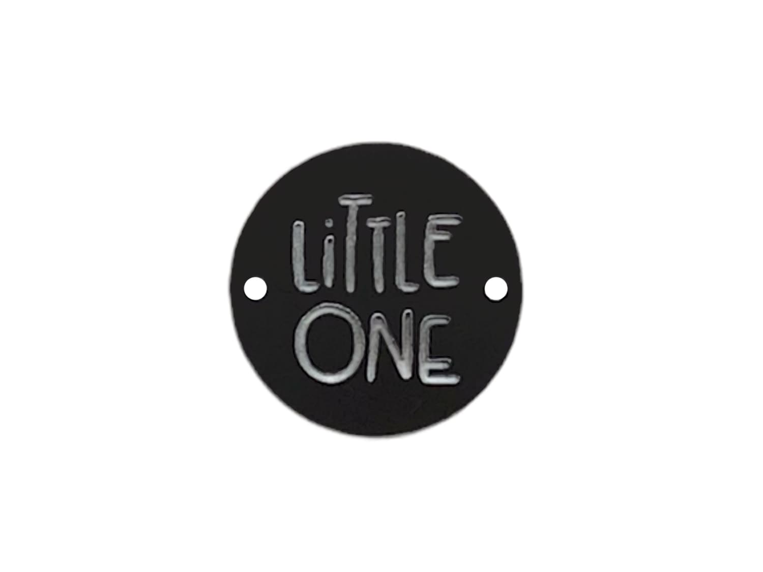label-zum-annaehen-rund-loch-little-one-schwarz