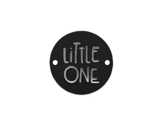 label-zum-annaehen-rund-loch-little-one-schwarz