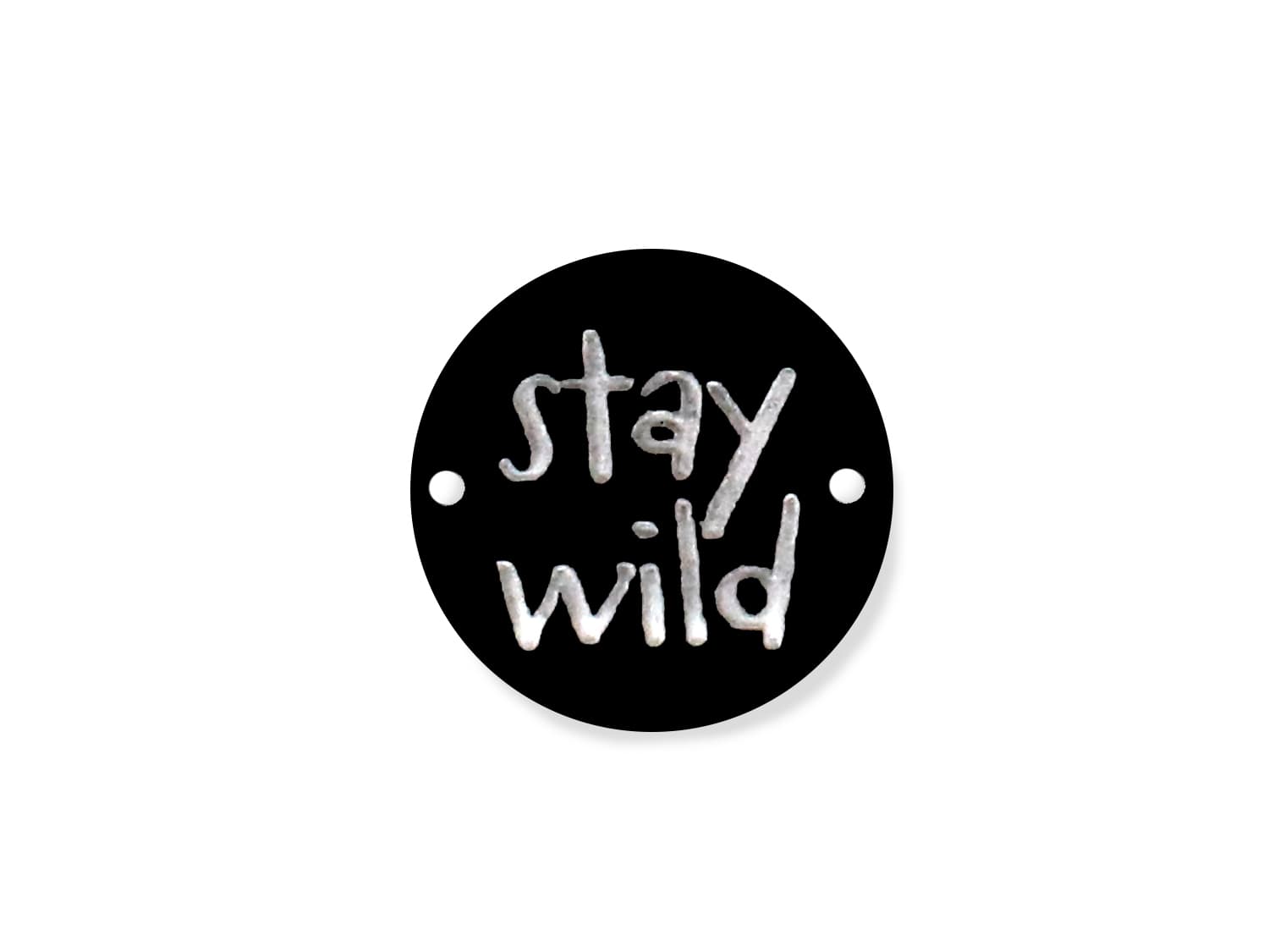 label-zum-annaehen-rund-loch-stay-wild-schwarz