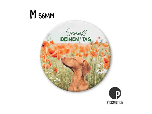 magnet-pickmotion-m-56-mm-geniess-deinen-tag-hund