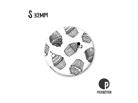 magnet-pickmotion-s-32-mm-schwarz-weiss-cupcakes