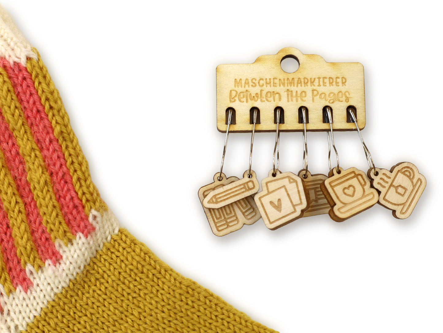 Maschenmarkierer - 6 Stück - Between the Pages