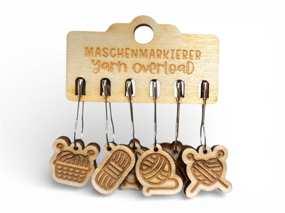 Maschenmarkierer - 6 Stück - Yarn Overload