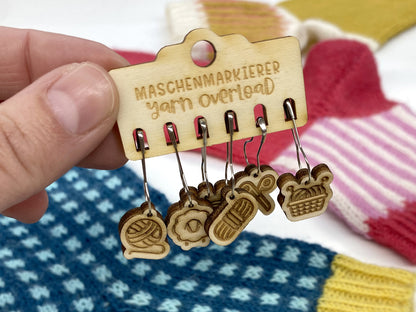 Maschenmarkierer - 6 Stück - Yarn Overload