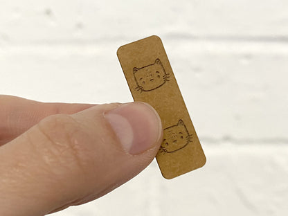 Mini Klapplabel - SnaPpap Label - Katze