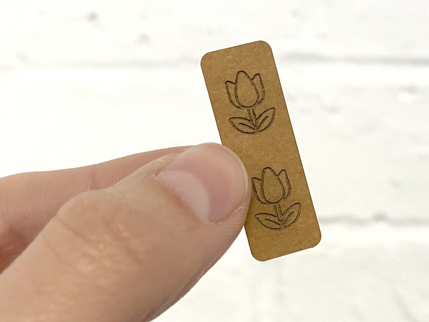 Mini Klapplabel - SnaPpap Label - Tulpe