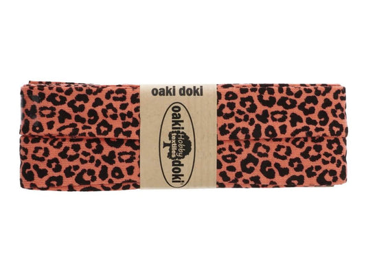 oaki-doki-schraegband-elastisch-viskose-leo-print-koralle-schwarz-3008