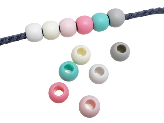 perlen-kordelperlen-grossloch-matt-12-mm-mix-weiss-wollweiss-blassrosa-hellpink-mint-hellgrau