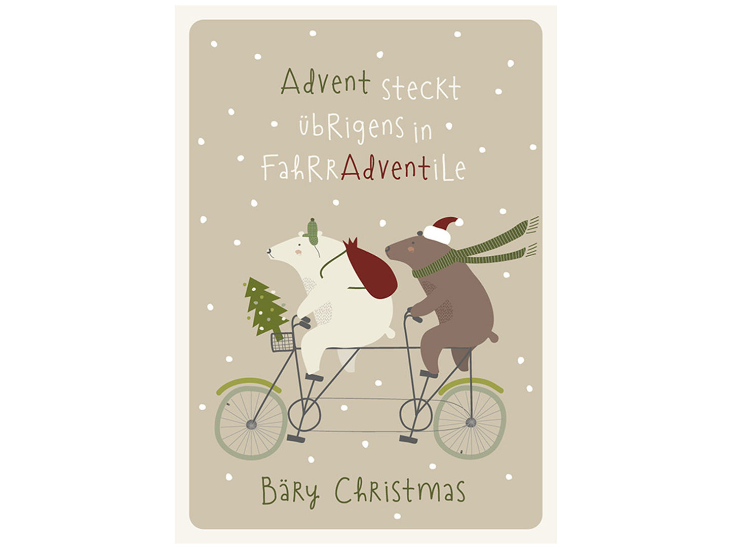 Postcard - Bäry Christmas