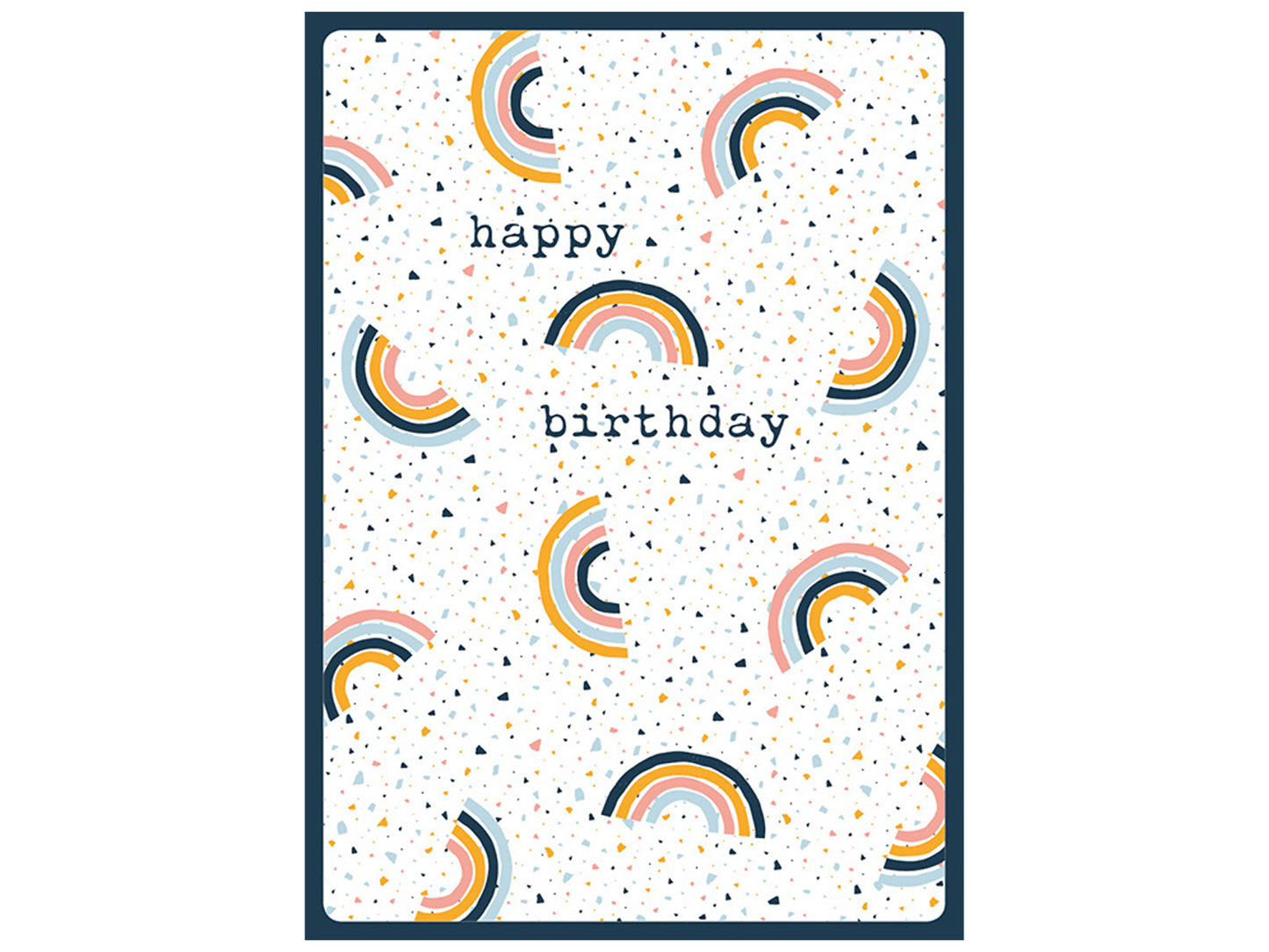 Postcard - Happy Birthday - Rainbow